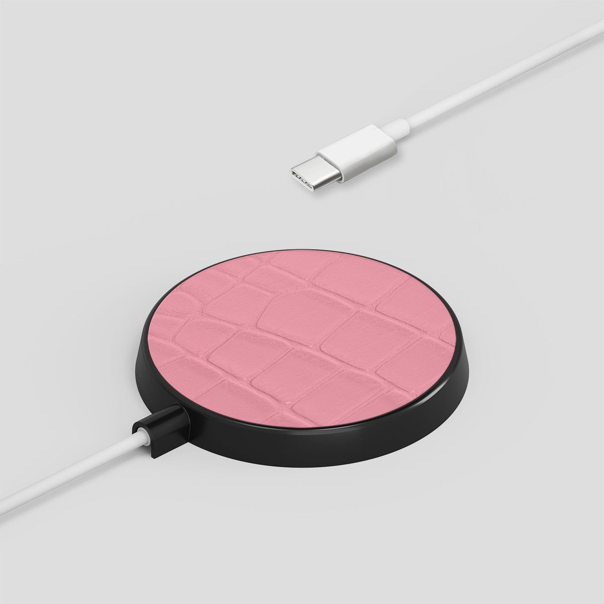 Pink MagSafe Charger Alligator -4 | Pink