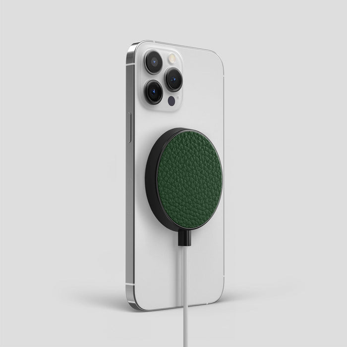 Dark Green MagSafe Charger Calf -1 | Dark-Green