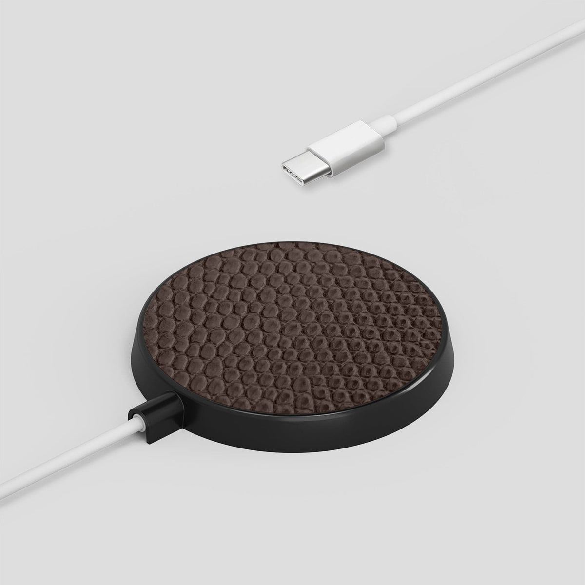 Brown MagSafe Charger Case Lizard -4 | Brown