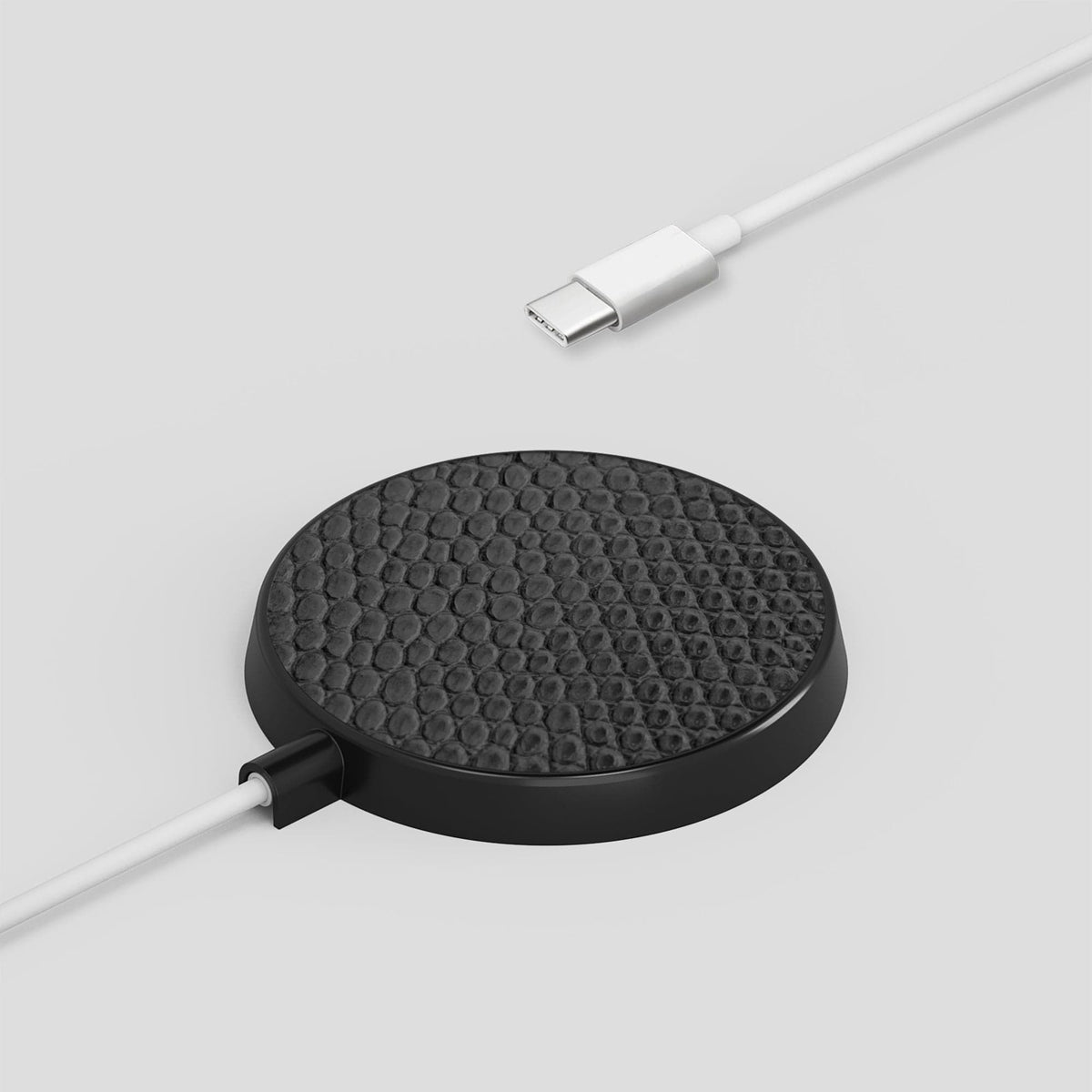 Black MagSafe Charger Case Lizard -4 | Black