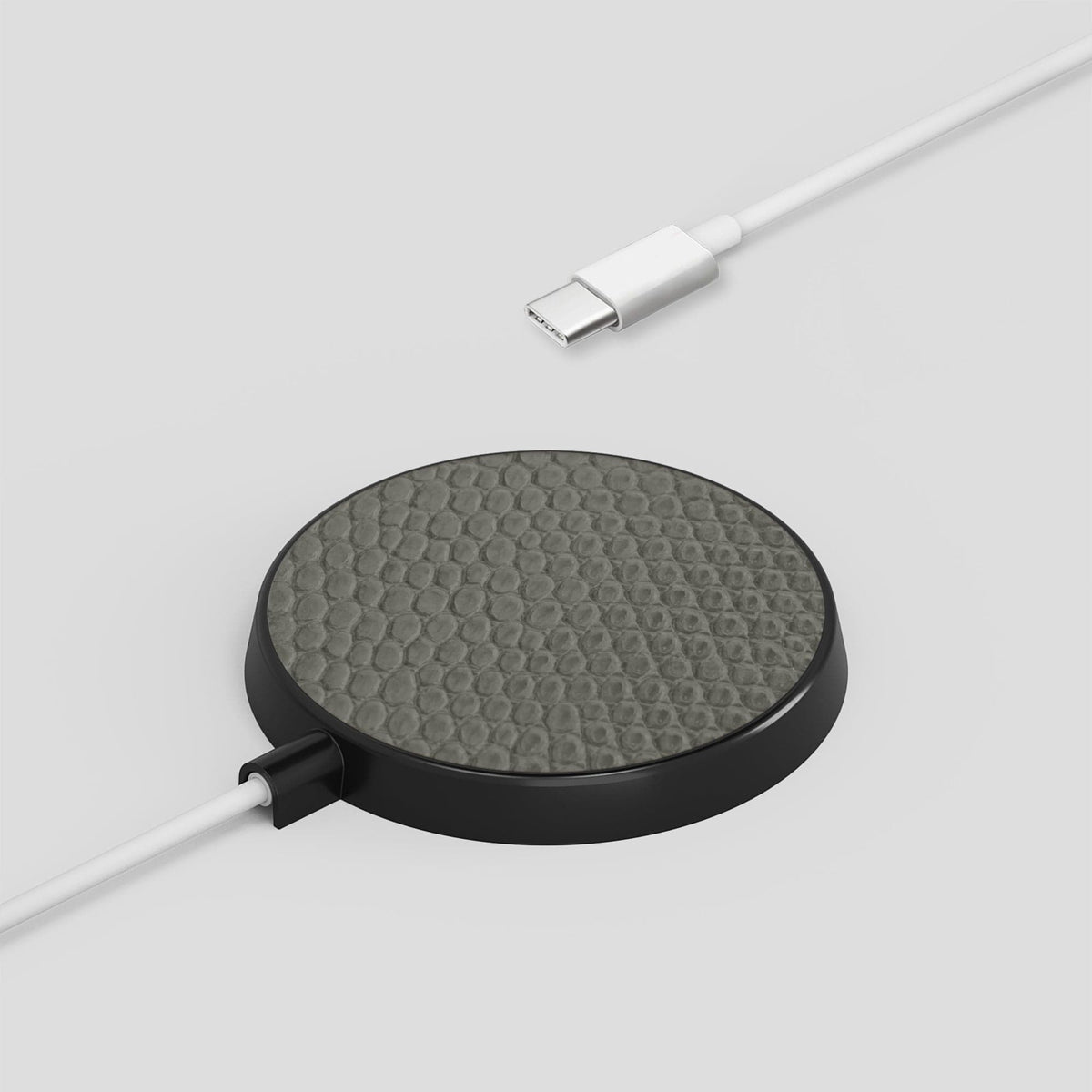 Grey MagSafe Charger Case Lizard -4 | Grey
