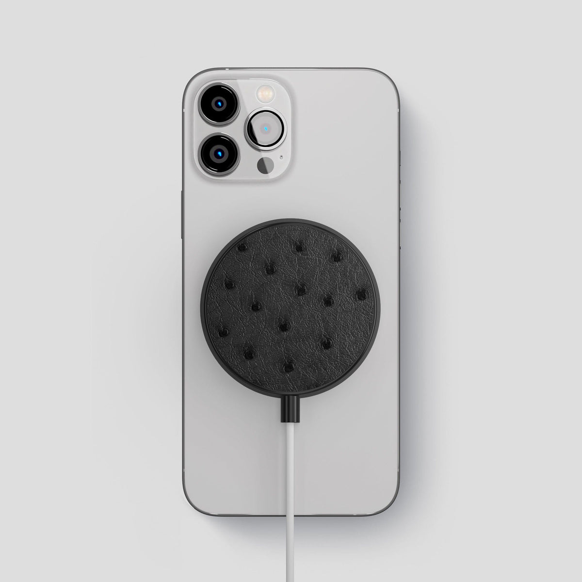 Black MagSafe Charger Ostrich -2 | Black