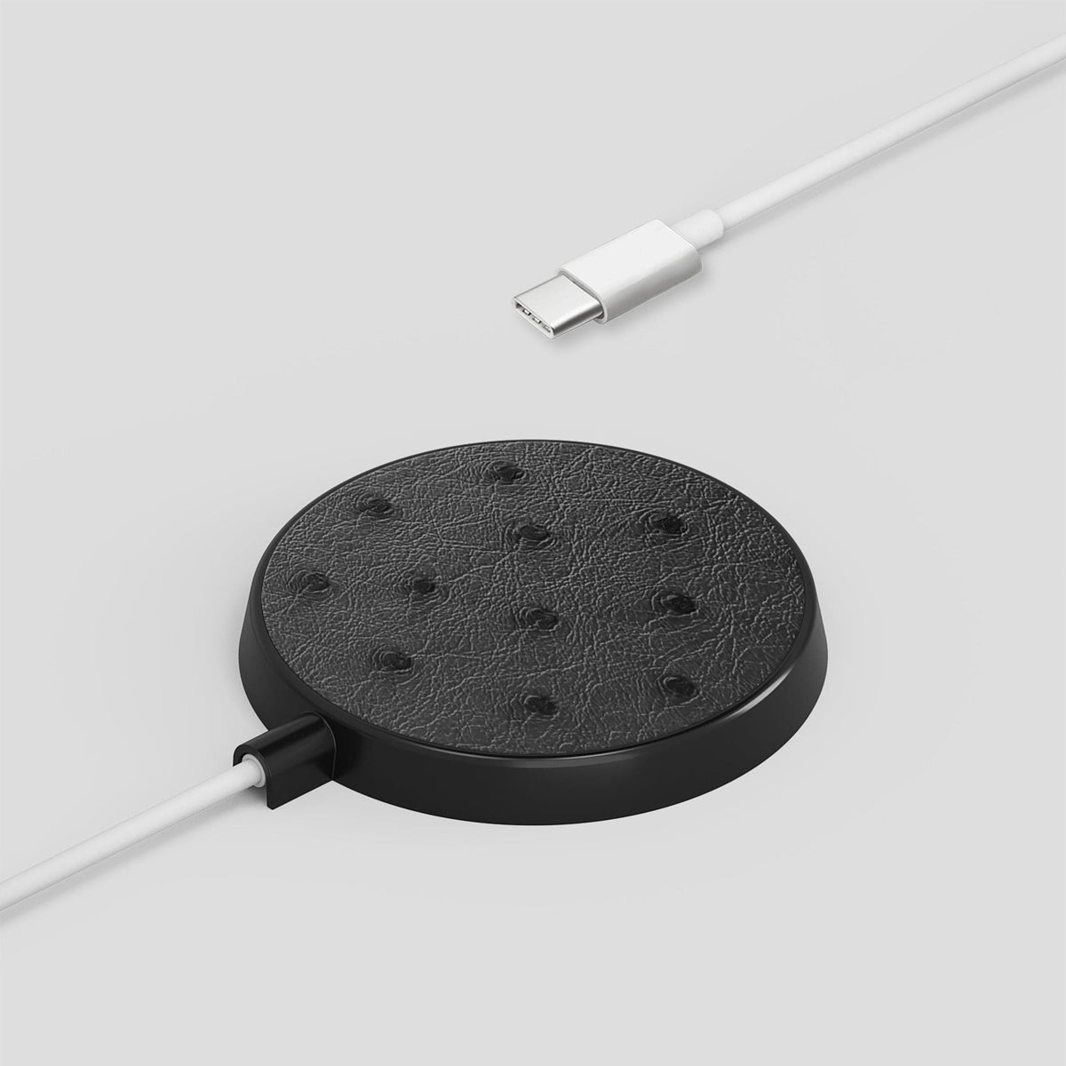 Black MagSafe Charger Ostrich -4 | Black