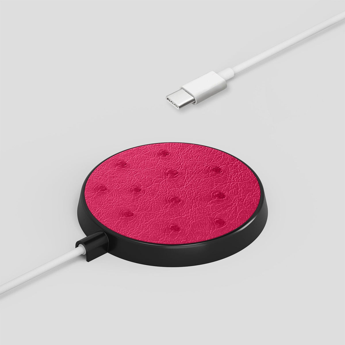 Bordeaux MagSafe Charger Ostrich -4 | Bordeaux