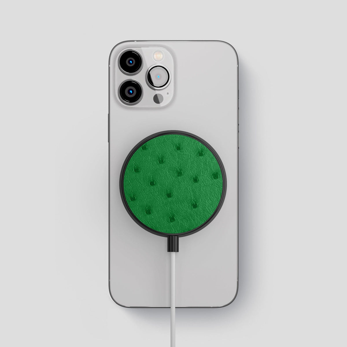 Kentucky Green MagSafe Charger Ostrich -2 | Kentucky-Green