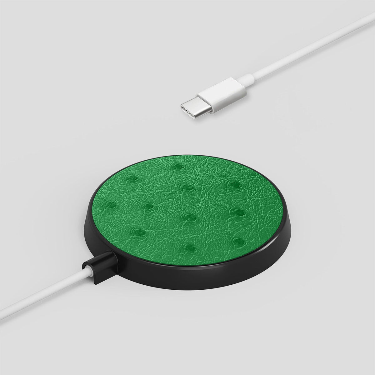 Kentucky Green MagSafe Charger Ostrich -4 | Kentucky-Green