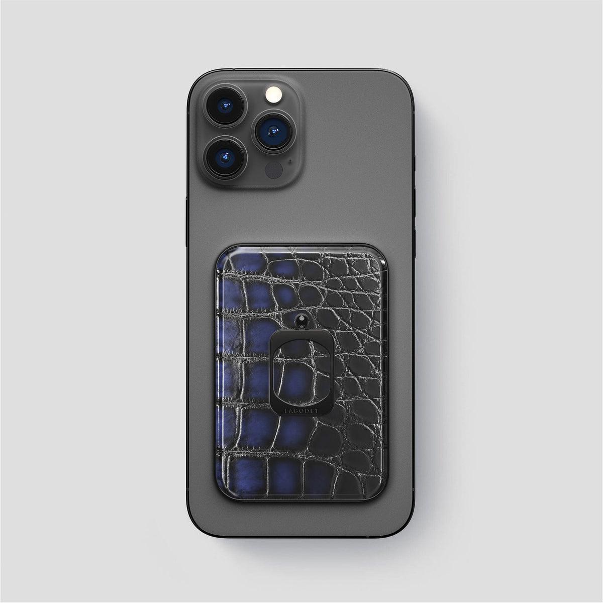 Havana-Blue iPhone 14 Pro Max MagSafe Ring with Black Metal -2 | Havana-Blue-Black