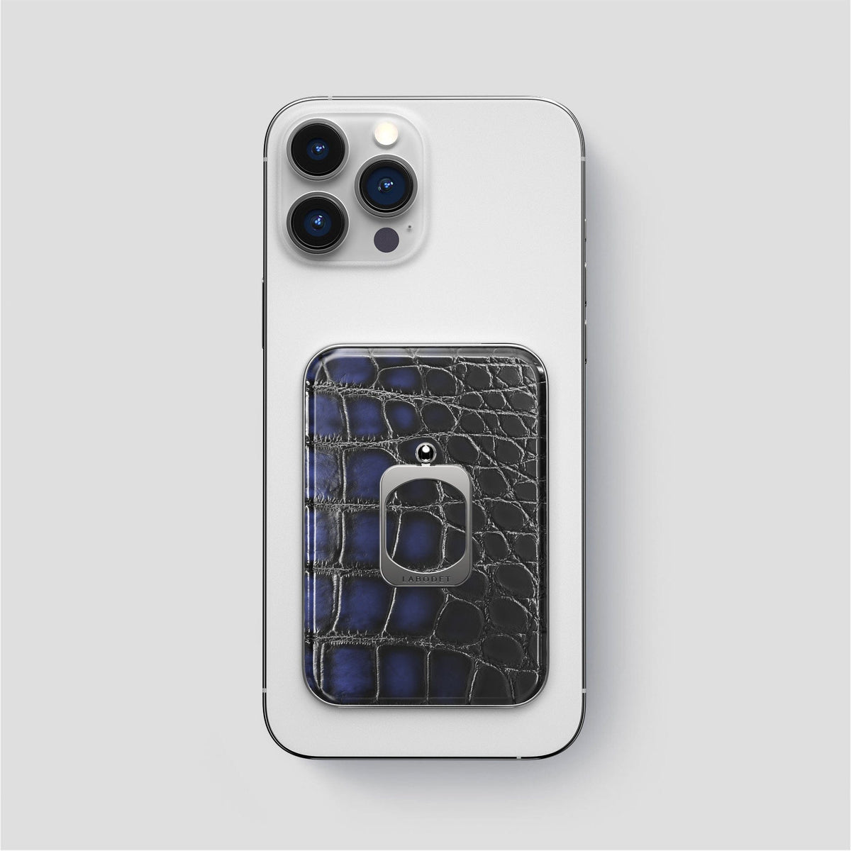 Havana-Blue iPhone 14 Pro Max MagSafe Ring with Steel Metal -2 | Havana-Blue-Steel