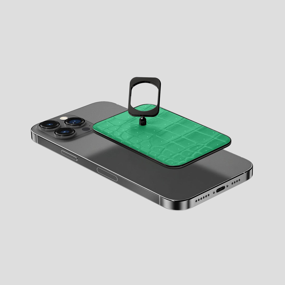 Cactus-Green MagSafe Ring iPhone 14 Pro Max with Black Metal -4 | Cactus-Green-Black