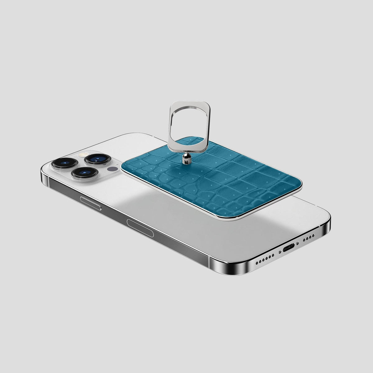 Duck Blue MagSafe Ring iPhone 14 Pro Max with Steel Metal -4 | Duck-Blue-Steel
