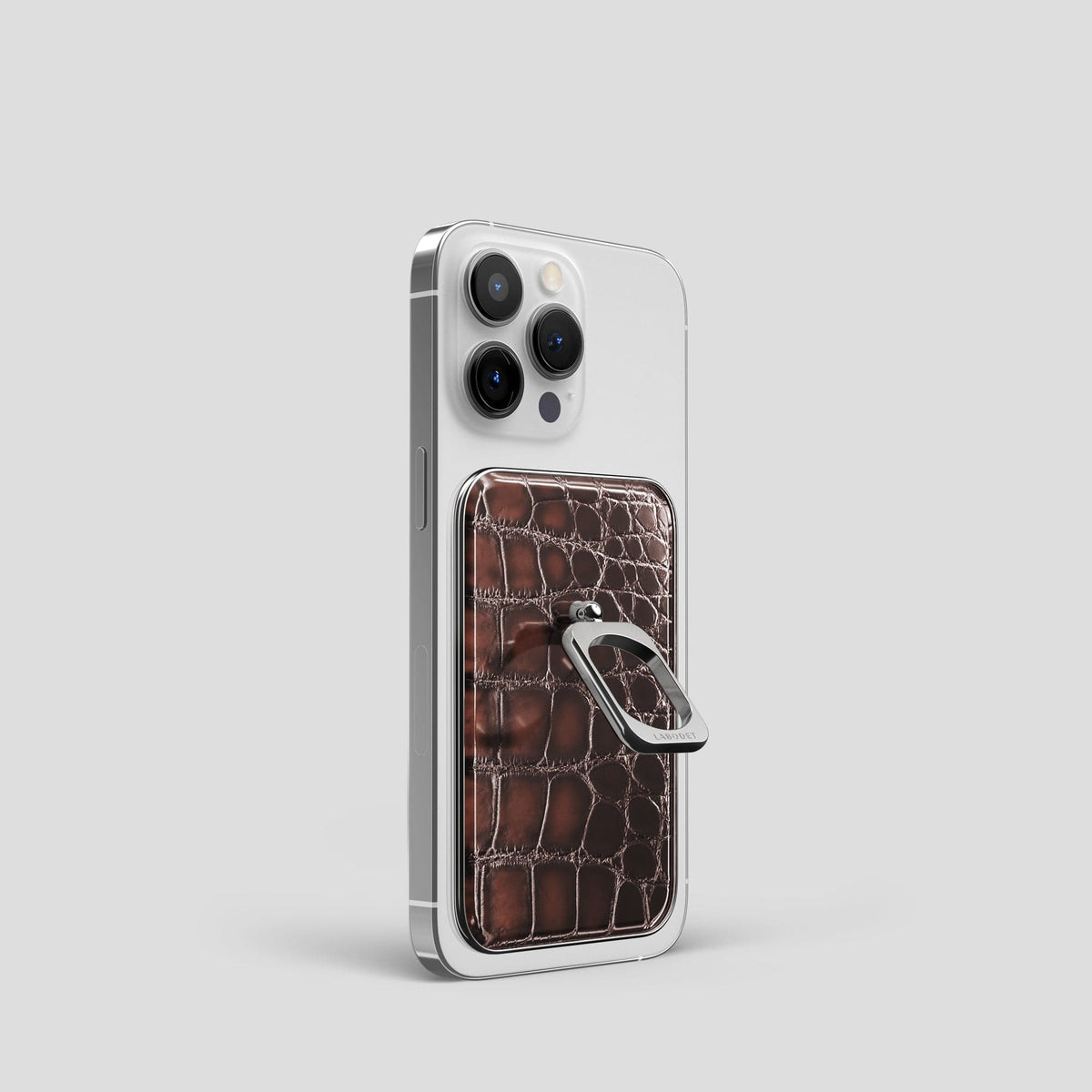Havana-Brown iPhone 14 Pro MagSafe Ring with Steel Metal -1 | Havana-Brown-Steel