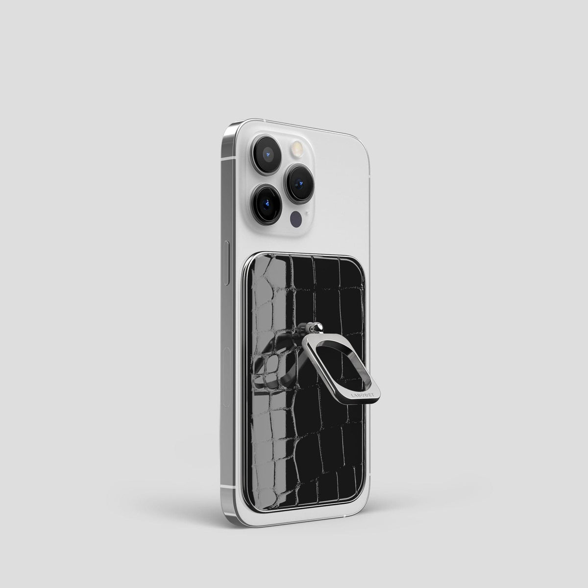 Black MagSafe Ring iPhone 14 Pro with Steel Metal -1 | Black-Steel