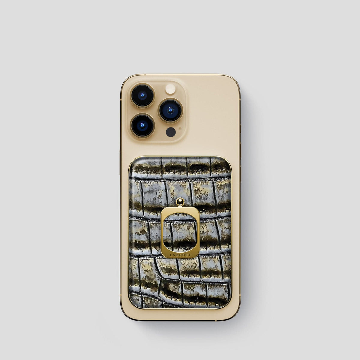Antique-Bronze iPhone 14 Pro Himalaya MagSafe Ring with Gold Metal -1 | Antique-Bronze-Gold