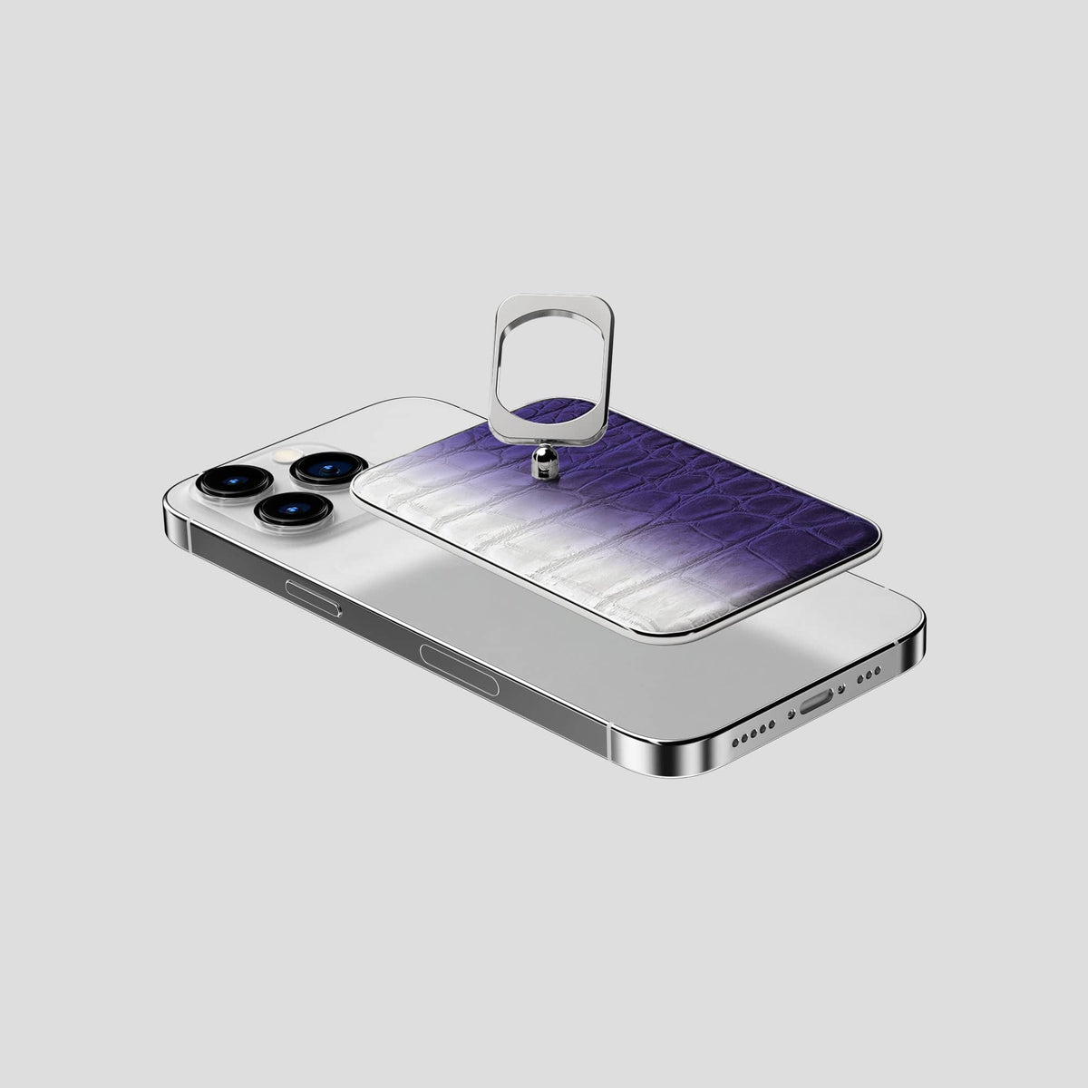 Purple iPhone 14 Pro Himalaya MagSafe Ring with Steel Metal -4 | Purple-Steel