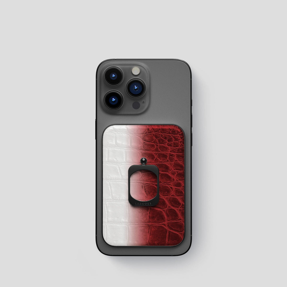 Red iPhone 14 Pro Himalaya MagSafe Ring with Black Metal -1 | Red-Black