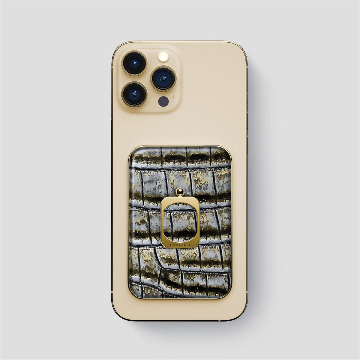 Antique-Bronze iPhone 14 Pro Max Himalaya MagSafe Ring with Gold Metal -1 | Antique-Bronze-Gold