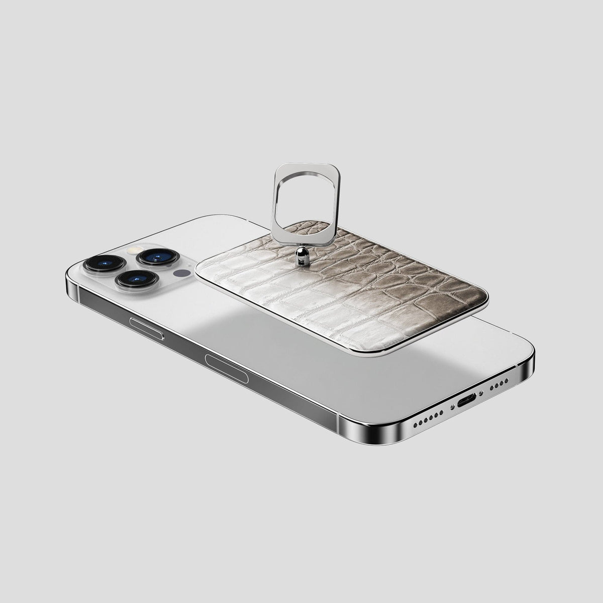 Dark iPhone 14 Pro Max Himalaya MagSafe Ring with Steel Metal -4 | Dark-Steel