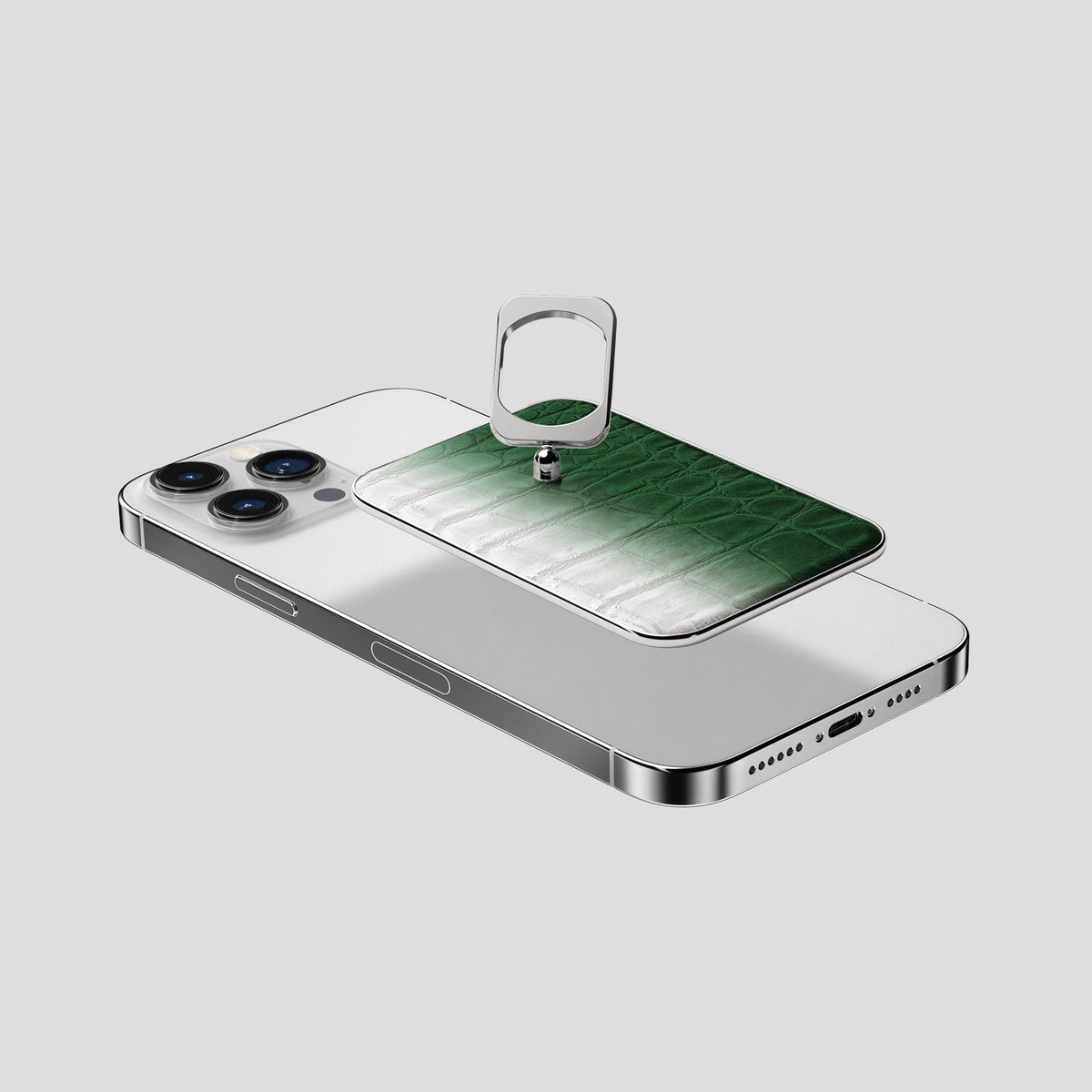 Green iPhone 14 Pro Max Himalaya MagSafe Ring with Steel Metal -4 | Green-Steel