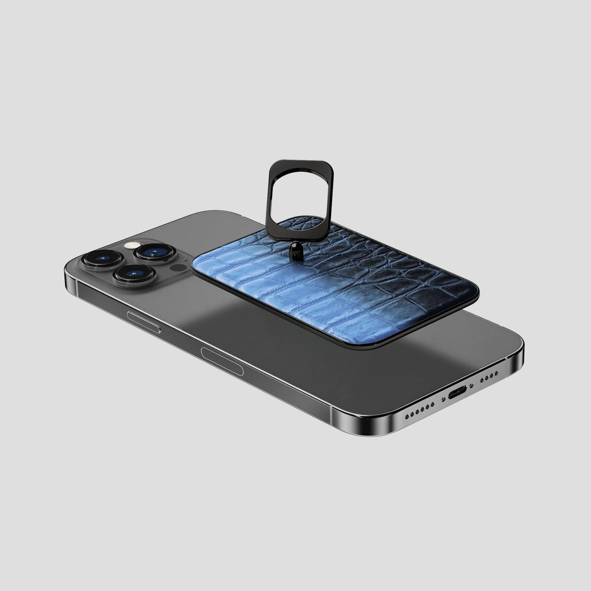 Lavender iPhone 14 Pro Max Himalaya MagSafe Ring with Black Metal -4 | Lavender-Black