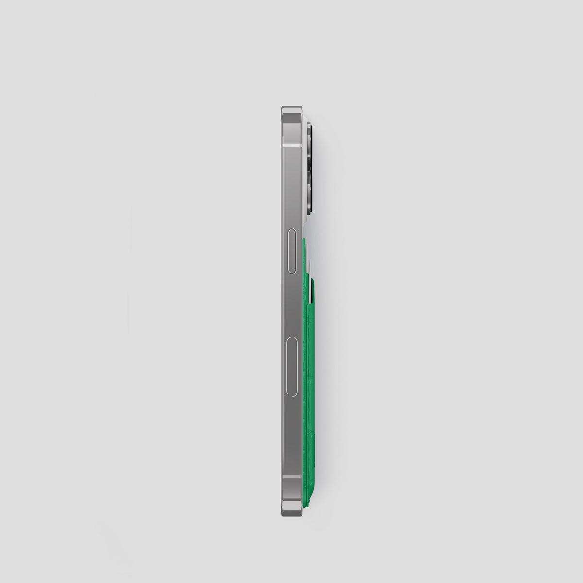 Cactus-Green iPhone 14 Pro Magsafe Wallet Porosus Crocodile -3 | Cactus-Green