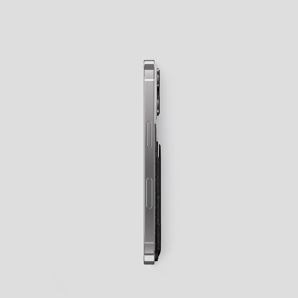 Black iPhone 13 Pro MagSafe Wallet Alligator -3 | Black