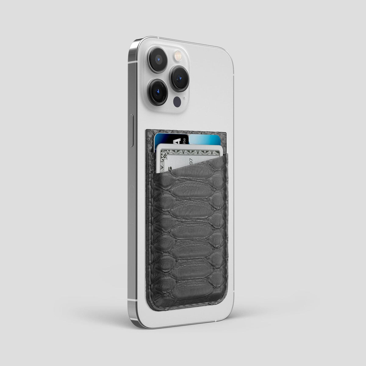 Grey iPhone 14 Pro Max MagSafe Wallet Python -2 | Grey