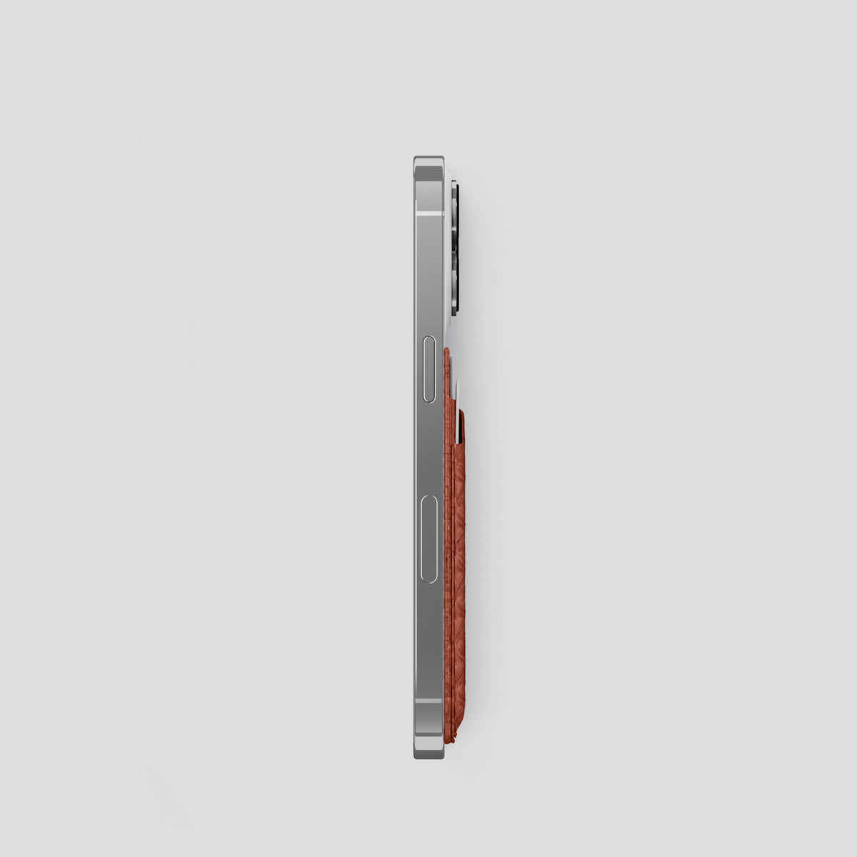 Brown iPhone 13 Pro MagSafe Wallet Python -3 | Brown