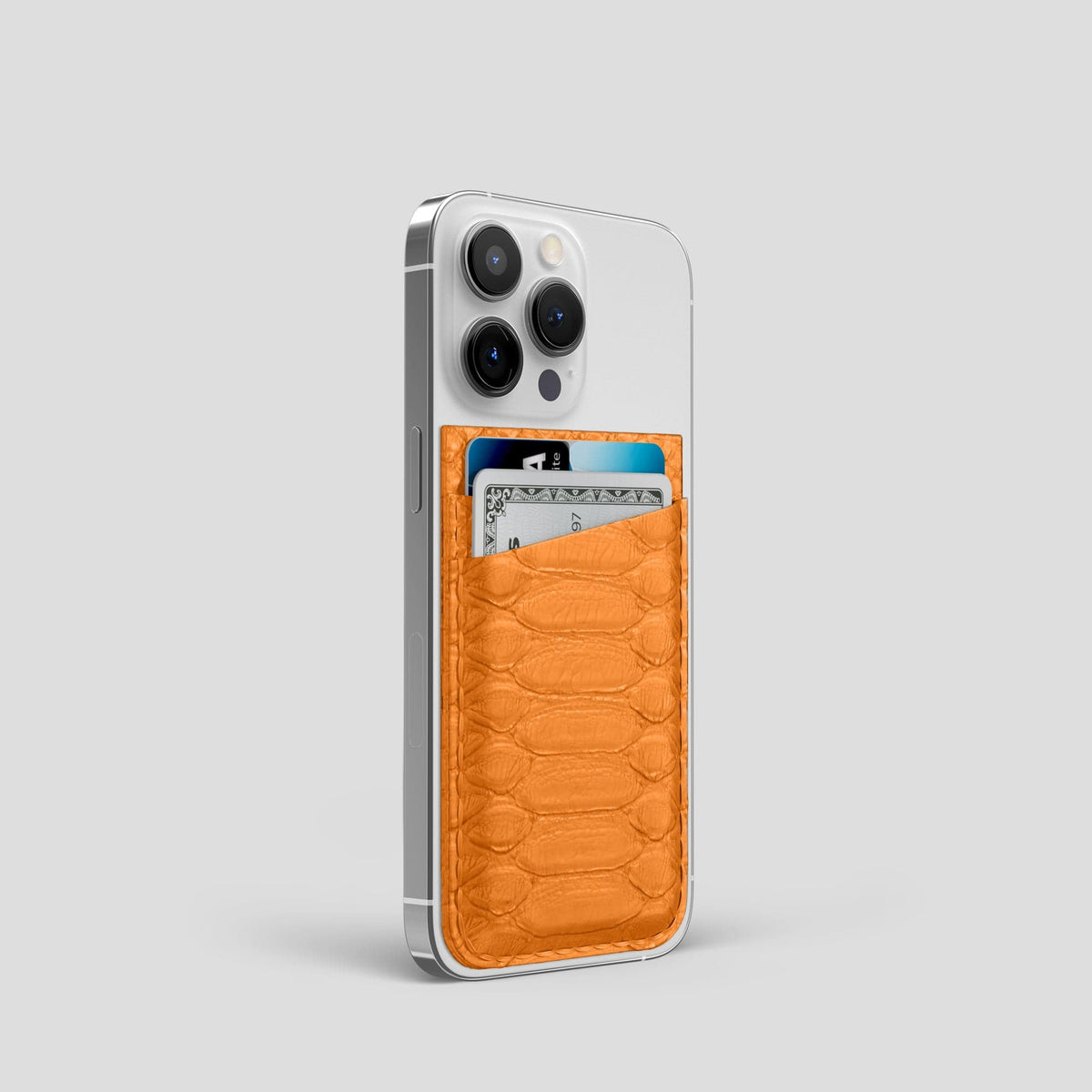 Orange iPhone 13 Pro MagSafe Wallet Python -2 | Orange