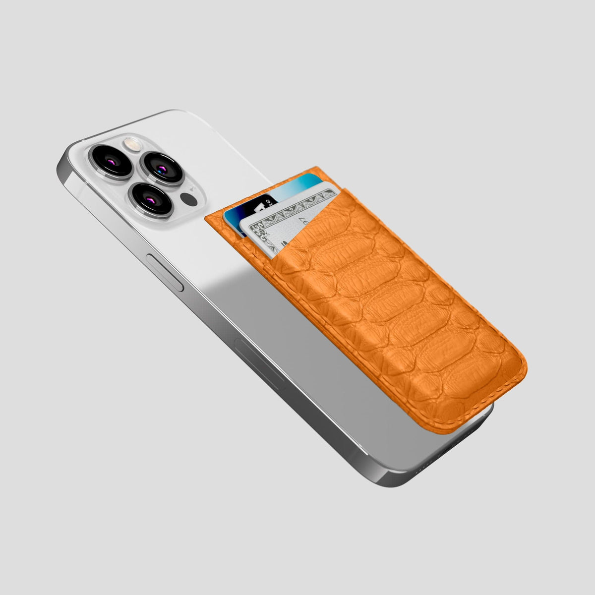 Orange iPhone 13 Pro MagSafe Wallet Python -4 | Orange