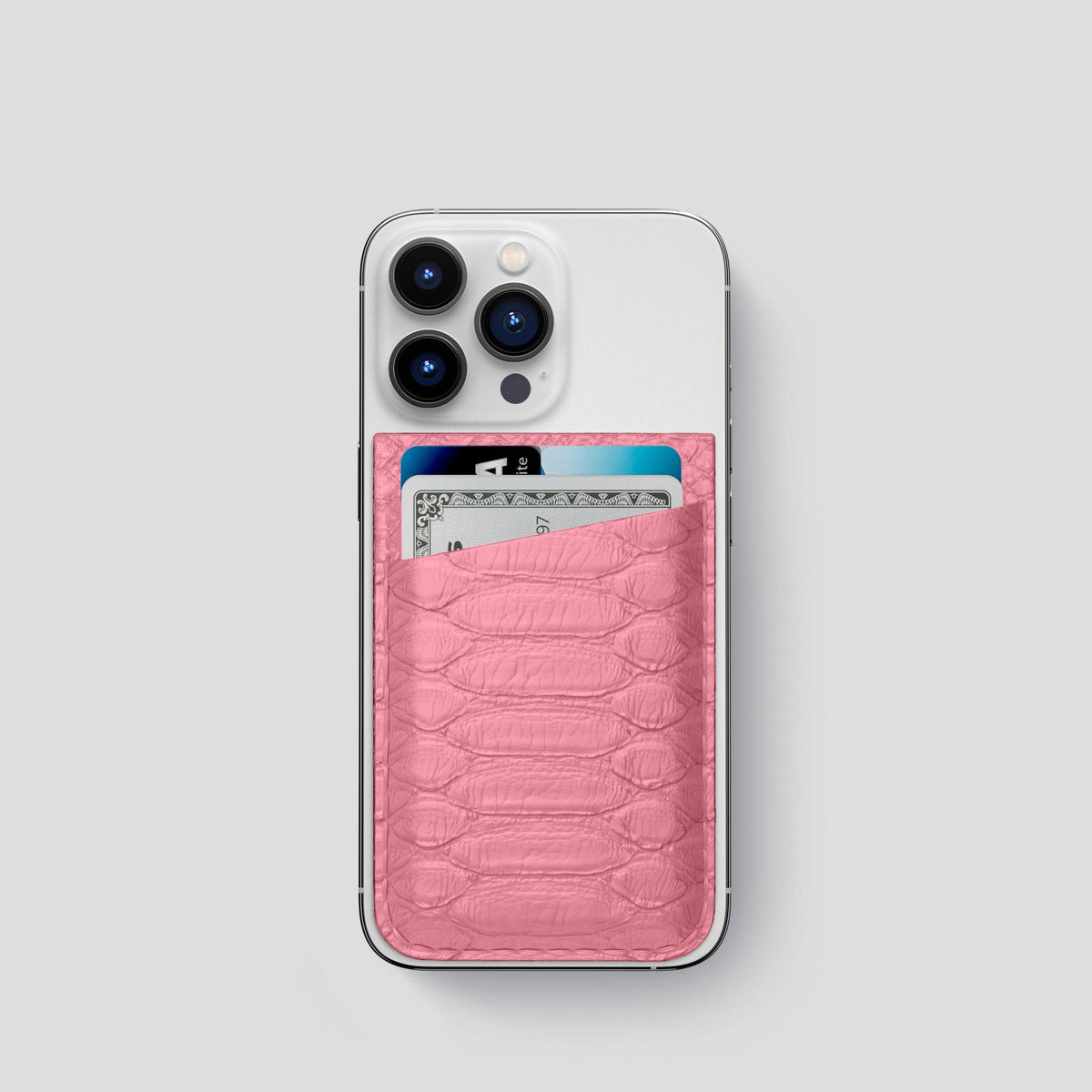 Pink iPhone 13 Pro MagSafe Wallet Python -1 | Pink