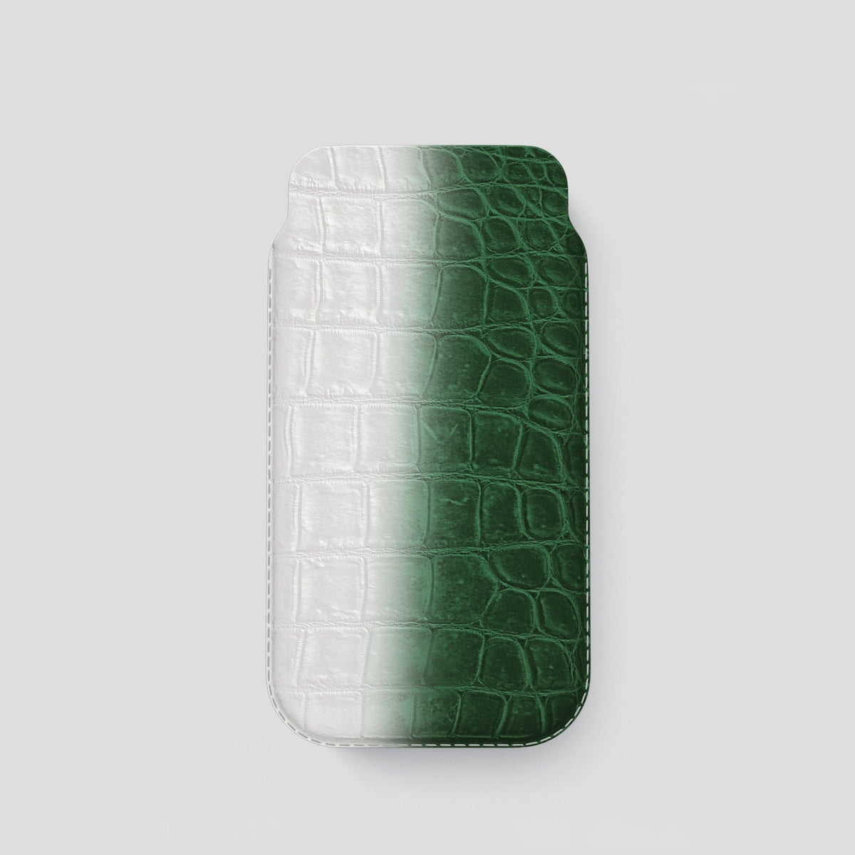 Green iPhone 14 Pro Himalaya Pouch Case Himalayan Crocodile -1 | Green