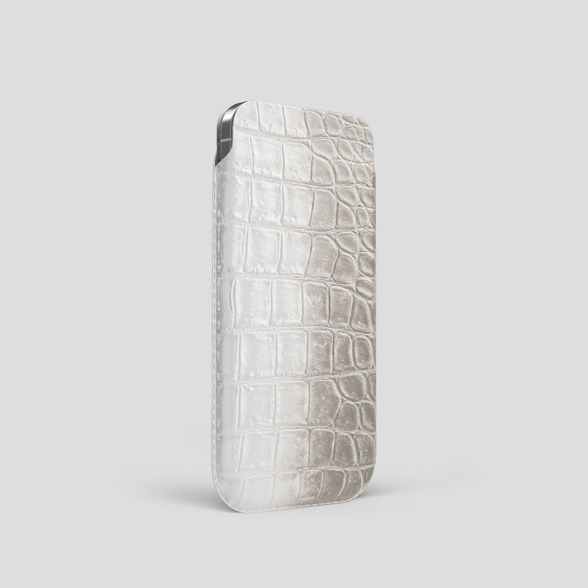 Light iPhone 14 Pro Himalaya Pouch Case Himalayan Crocodile -2 | Light