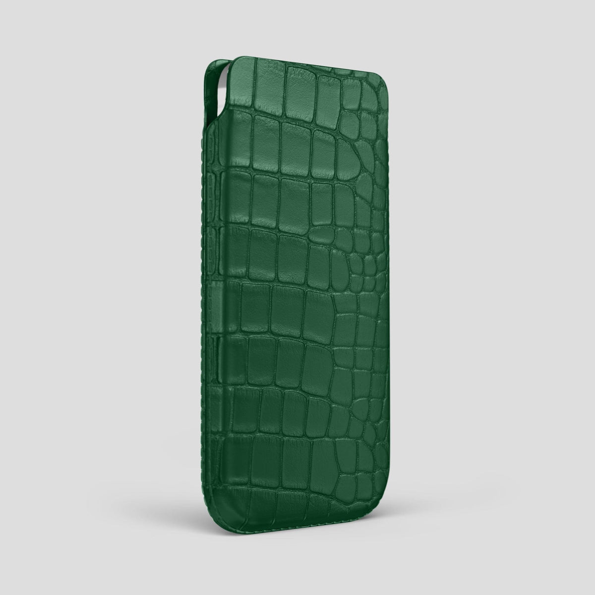 Forest-Green iPhone 14 Pro Max Pouch Case Alligator -2 | Forest-Green