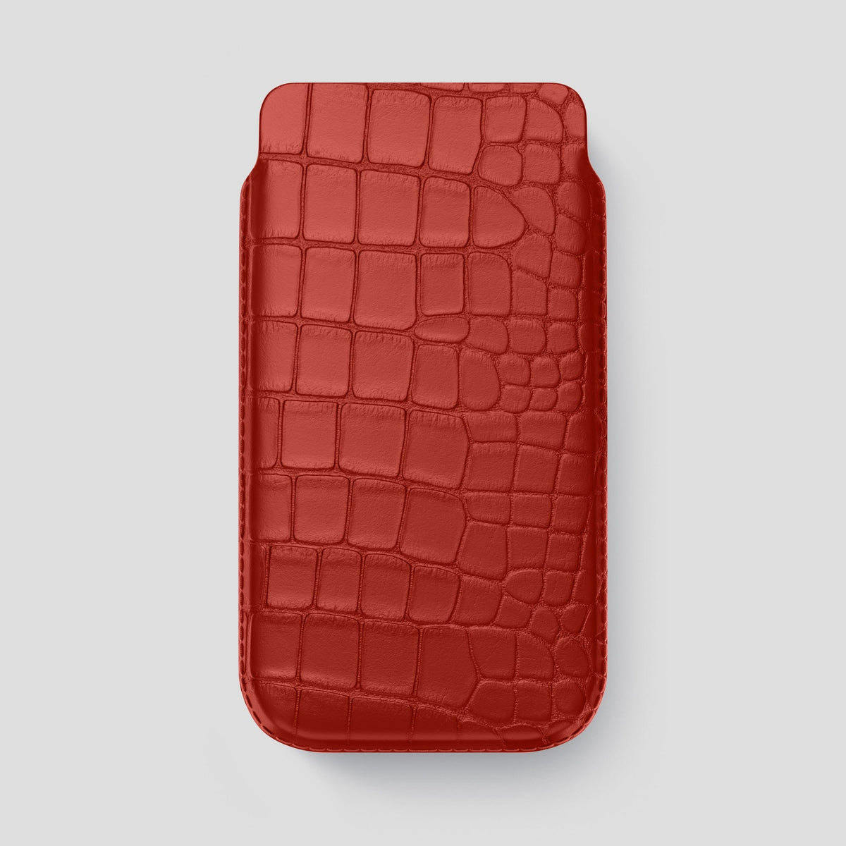 Red iPhone 13 Pro Max Pouch Case Alligator -1 | Red