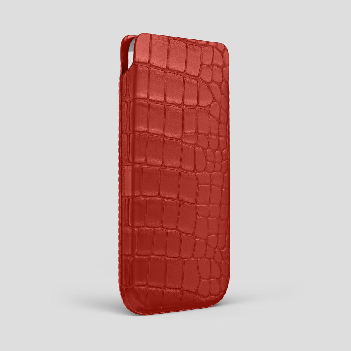 Red iPhone 14 Pro Max Pouch Case Alligator -2 | Red
