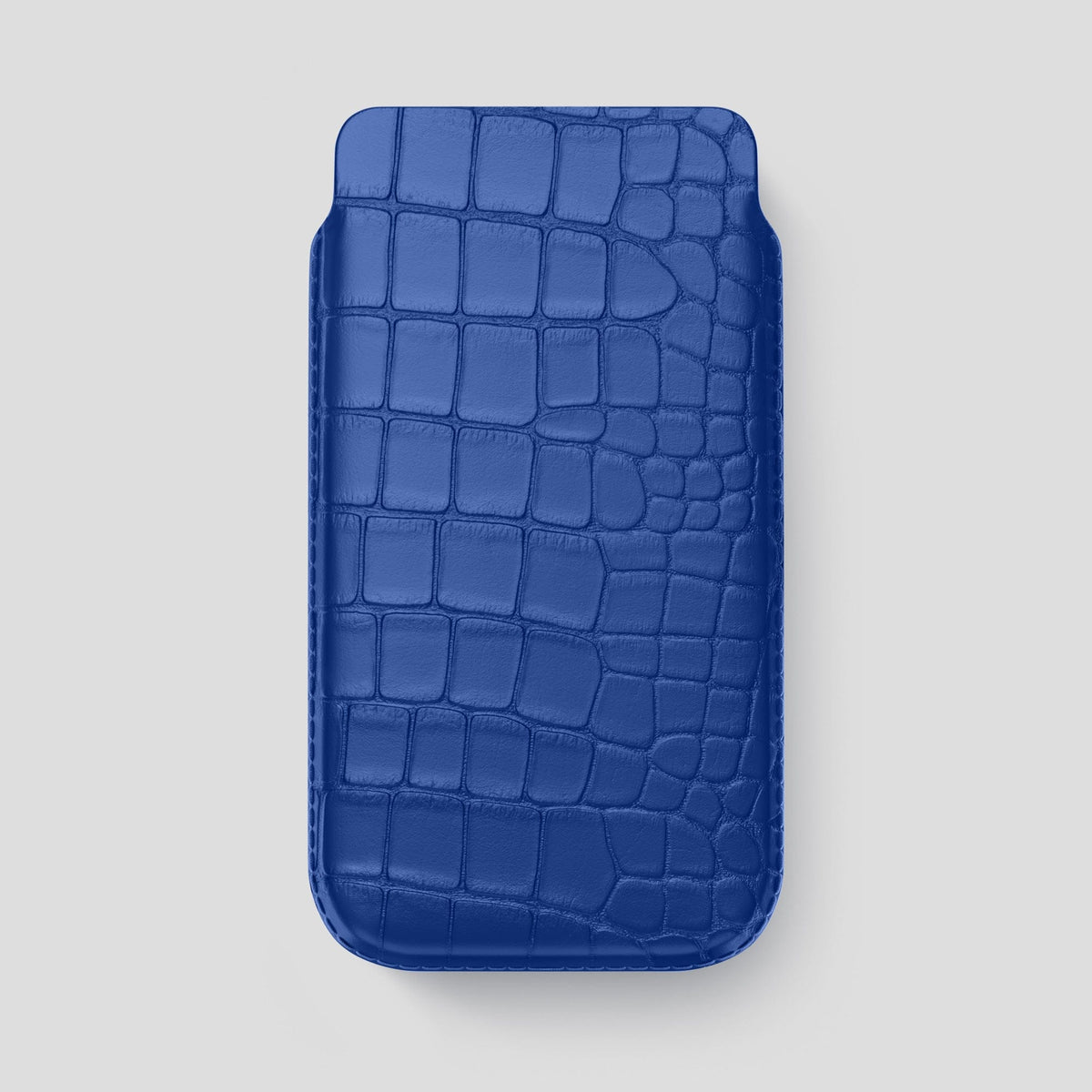 Royal Blue iPhone 13 Pro Max Pouch Case Alligator -1 | Royal-Blue