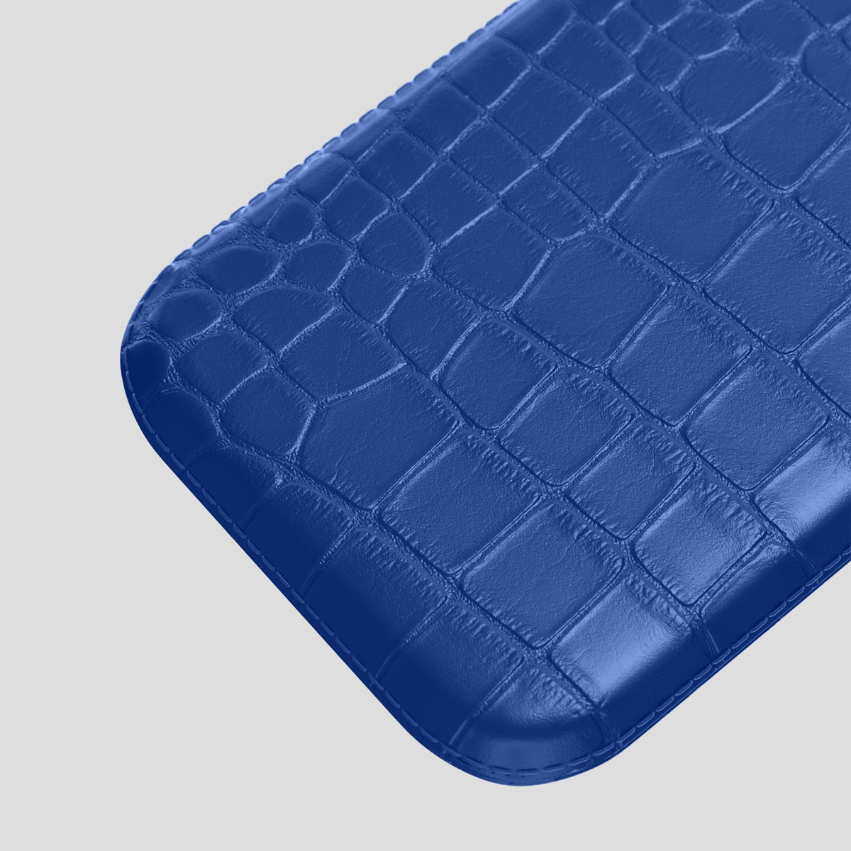 Royal Blue iPhone 14 Pro Max Pouch Case Alligator -3 | Royal-Blue