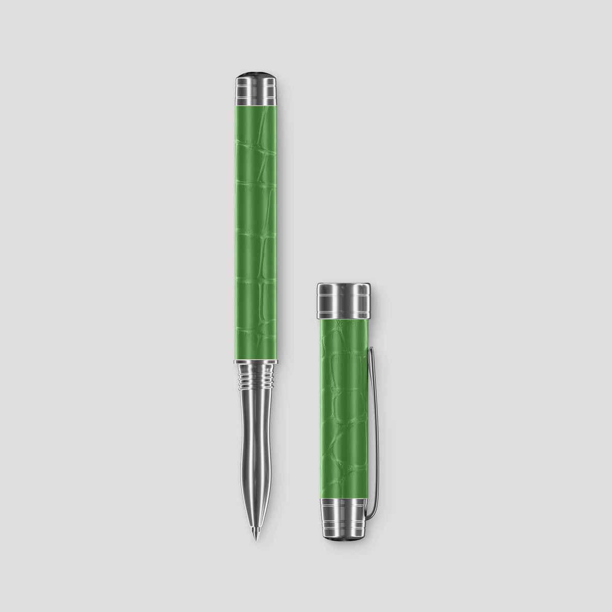 Apple-Green Rollerball Pen Alligator -1 | Apple-Green