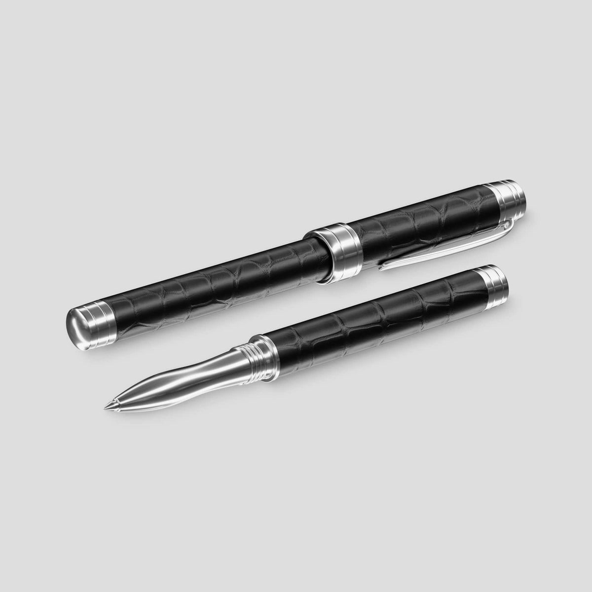 Black Rollerball Pen Alligator -2 | Black