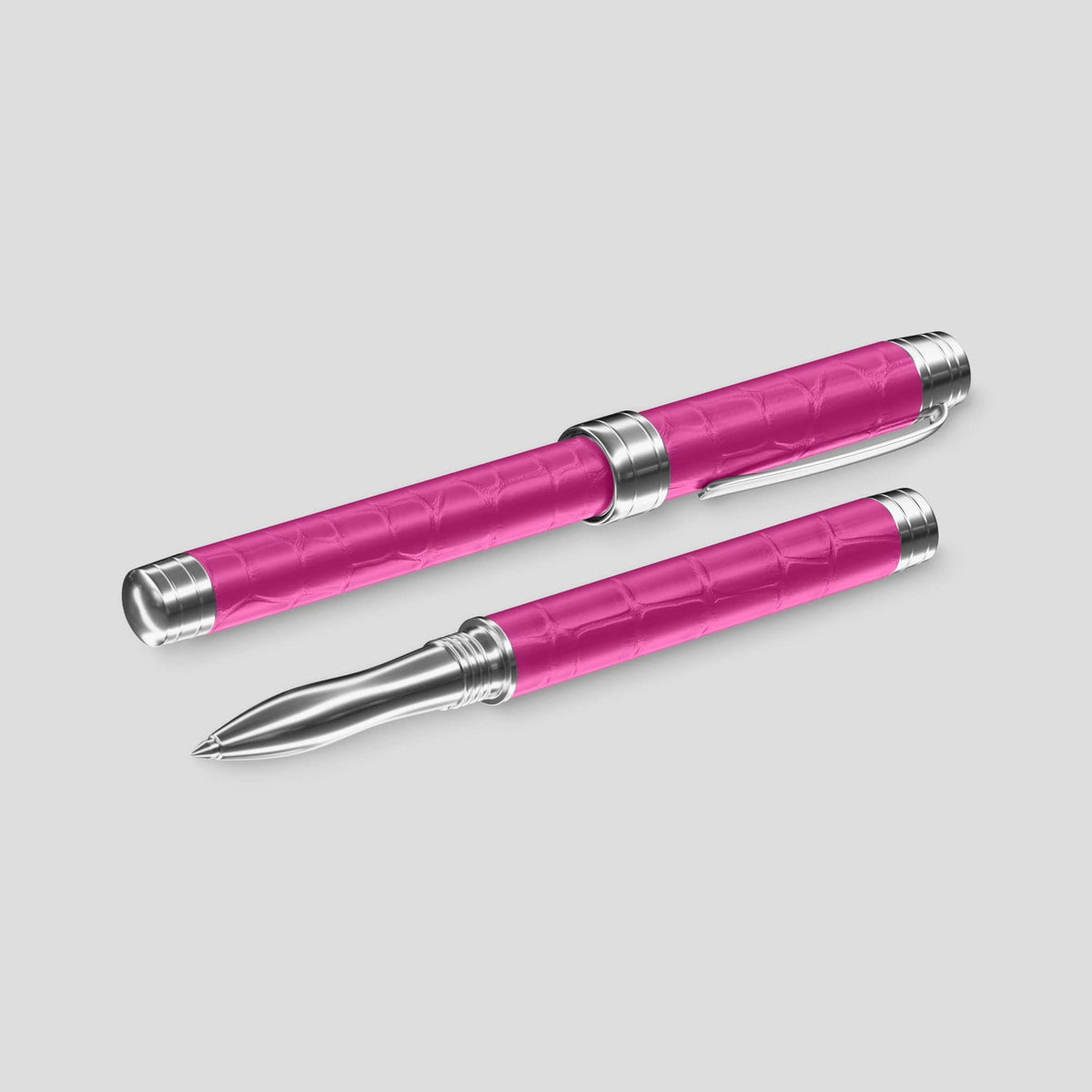 Fuchsia Rollerball Pen Alligator -2 | Fuchsia