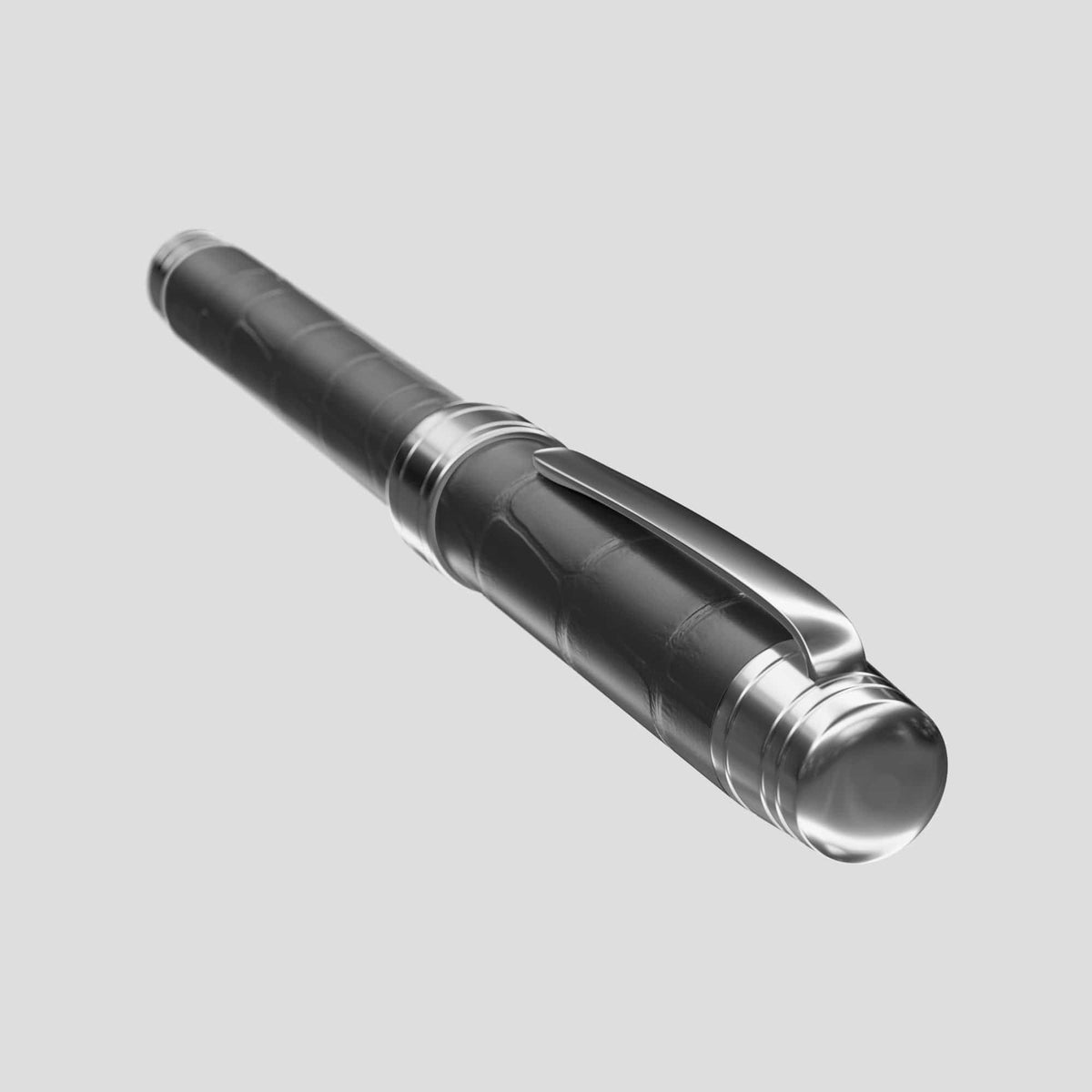 Grey Rollerball Pen Alligator -3 | Grey