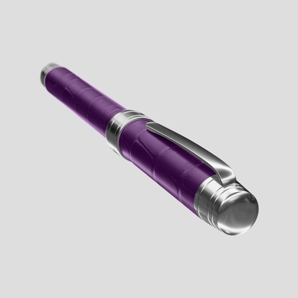 Purple Rollerball Pen Alligator -3 | Purple