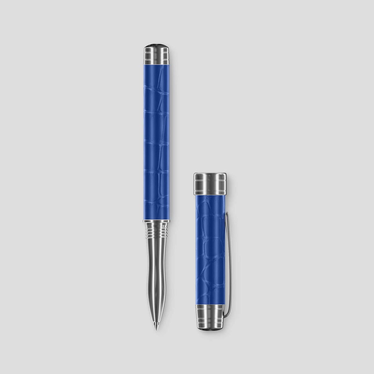 Royal Blue Rollerball Pen Alligator -1 | Royal-Blue