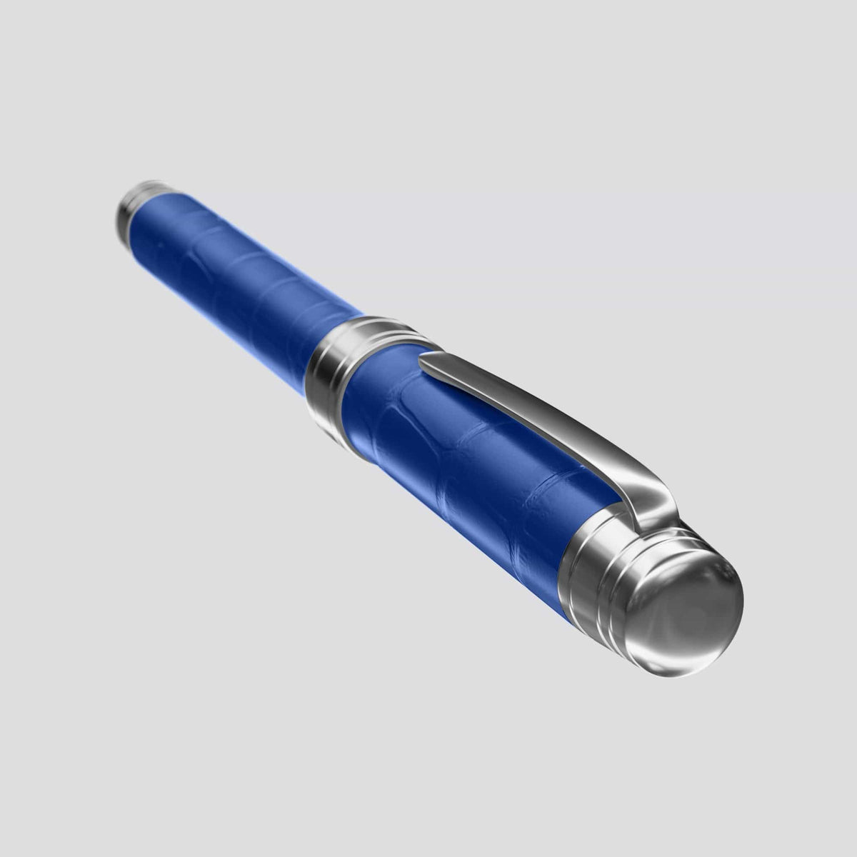 Royal Blue Rollerball Pen Alligator -3 | Royal-Blue