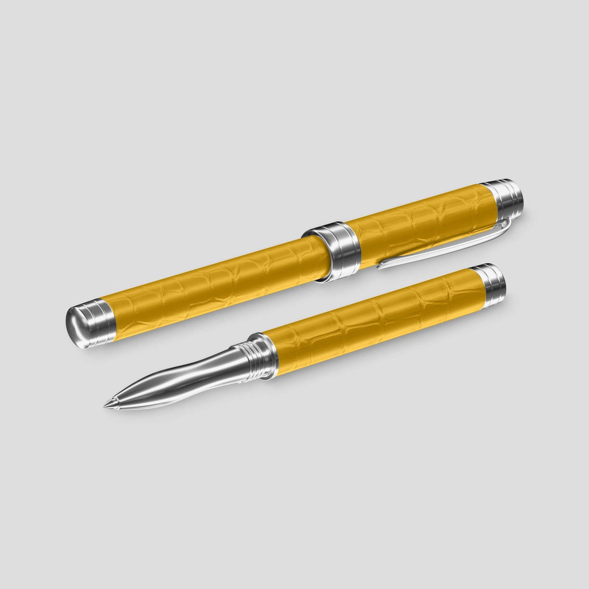 Yellow Rollerball Pen Alligator -2 | Yellow