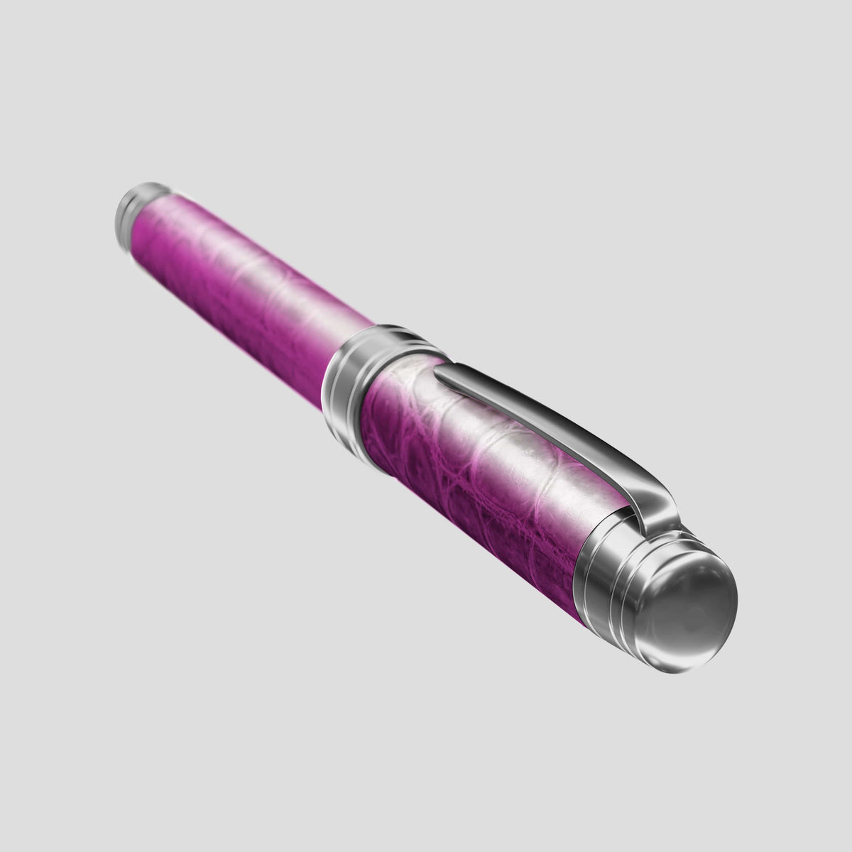 Fuchsia Rollerball Pen Himalayan Crocodile -3 | Fuchsia