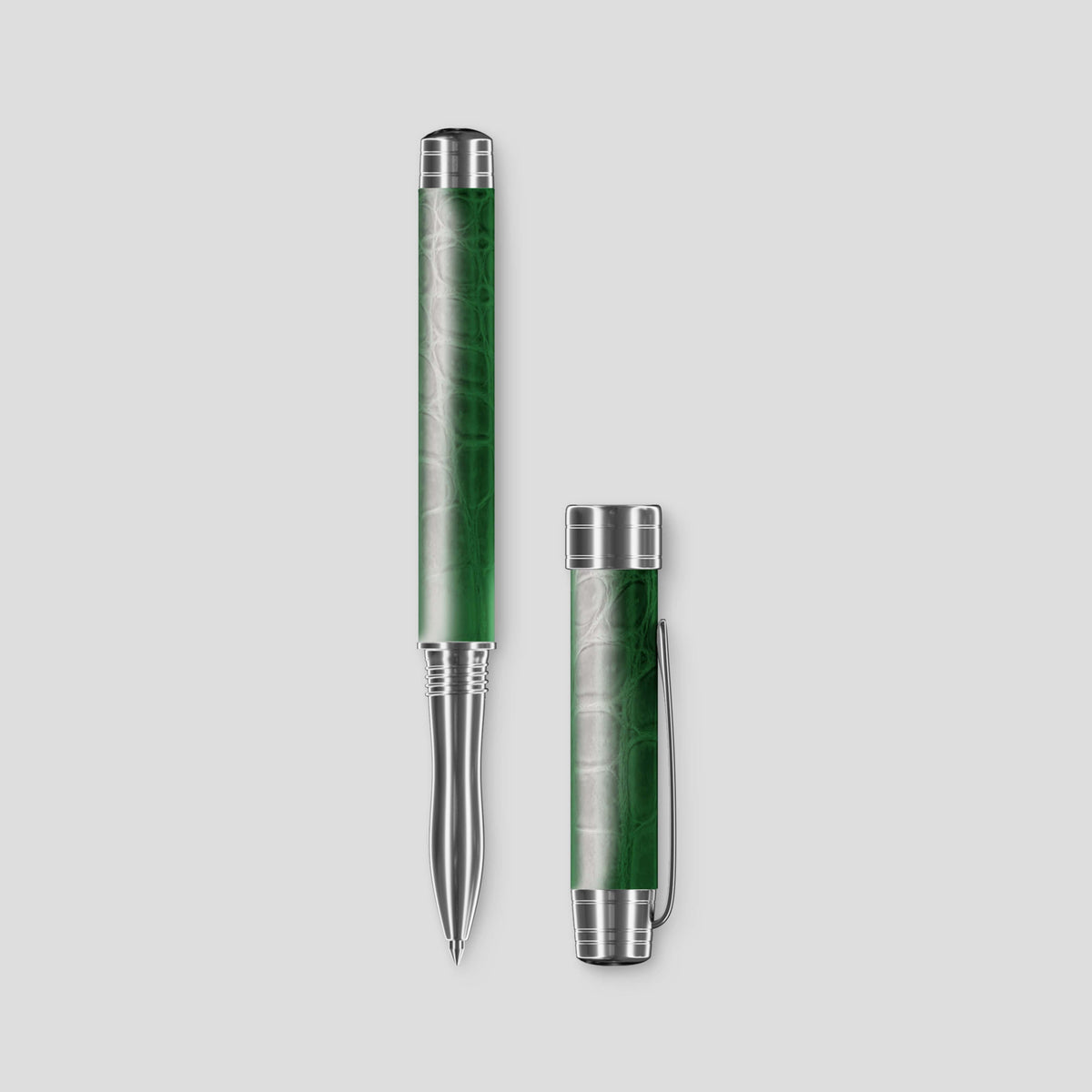 Green Rollerball Pen Himalayan Crocodile -2 | Green