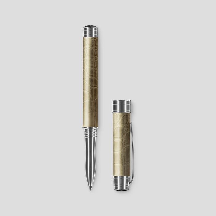 Natural Rollerball Pen Himalayan Crocodile -2 | Natural