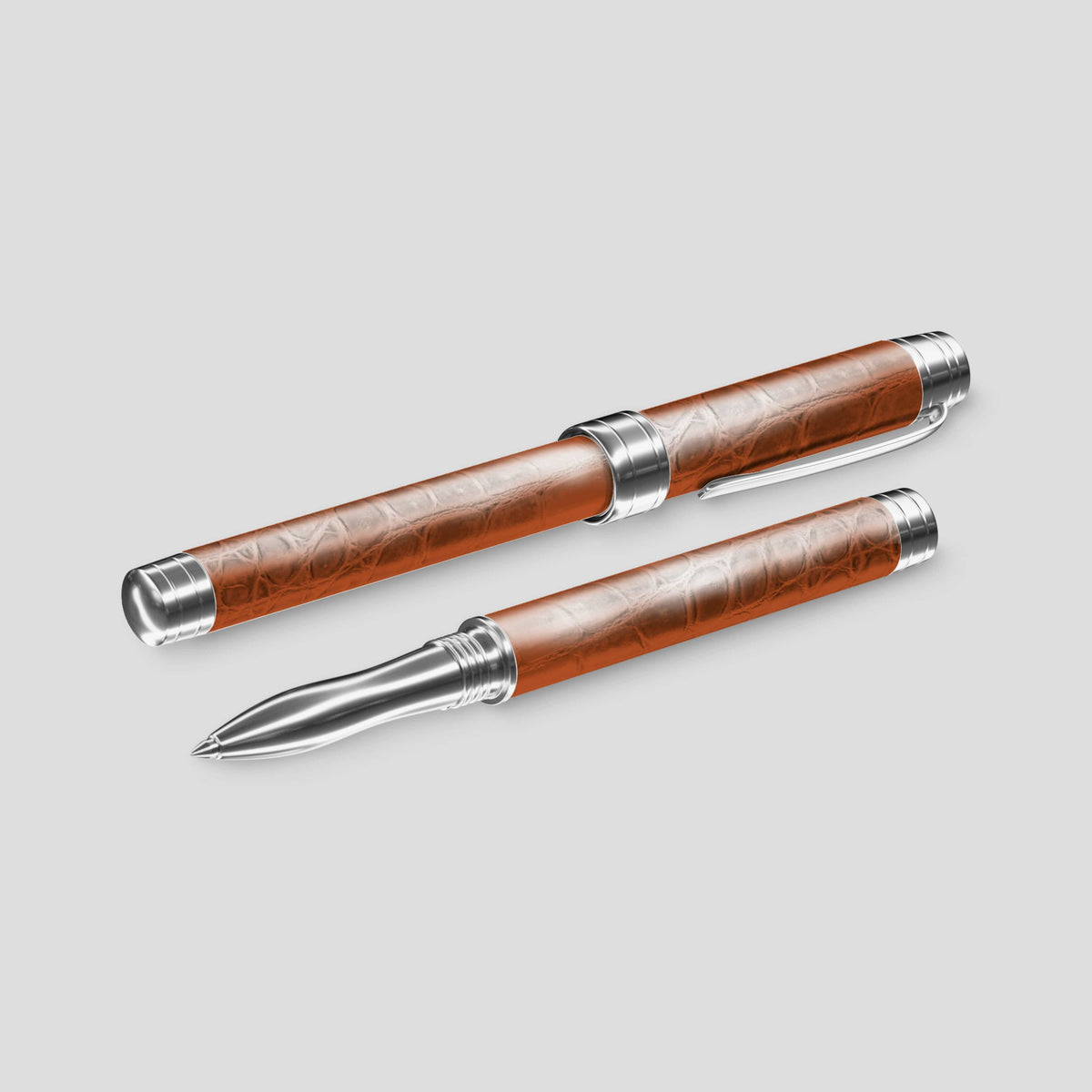 Orange Rollerball Pen Himalayan Crocodile -1 | Orange