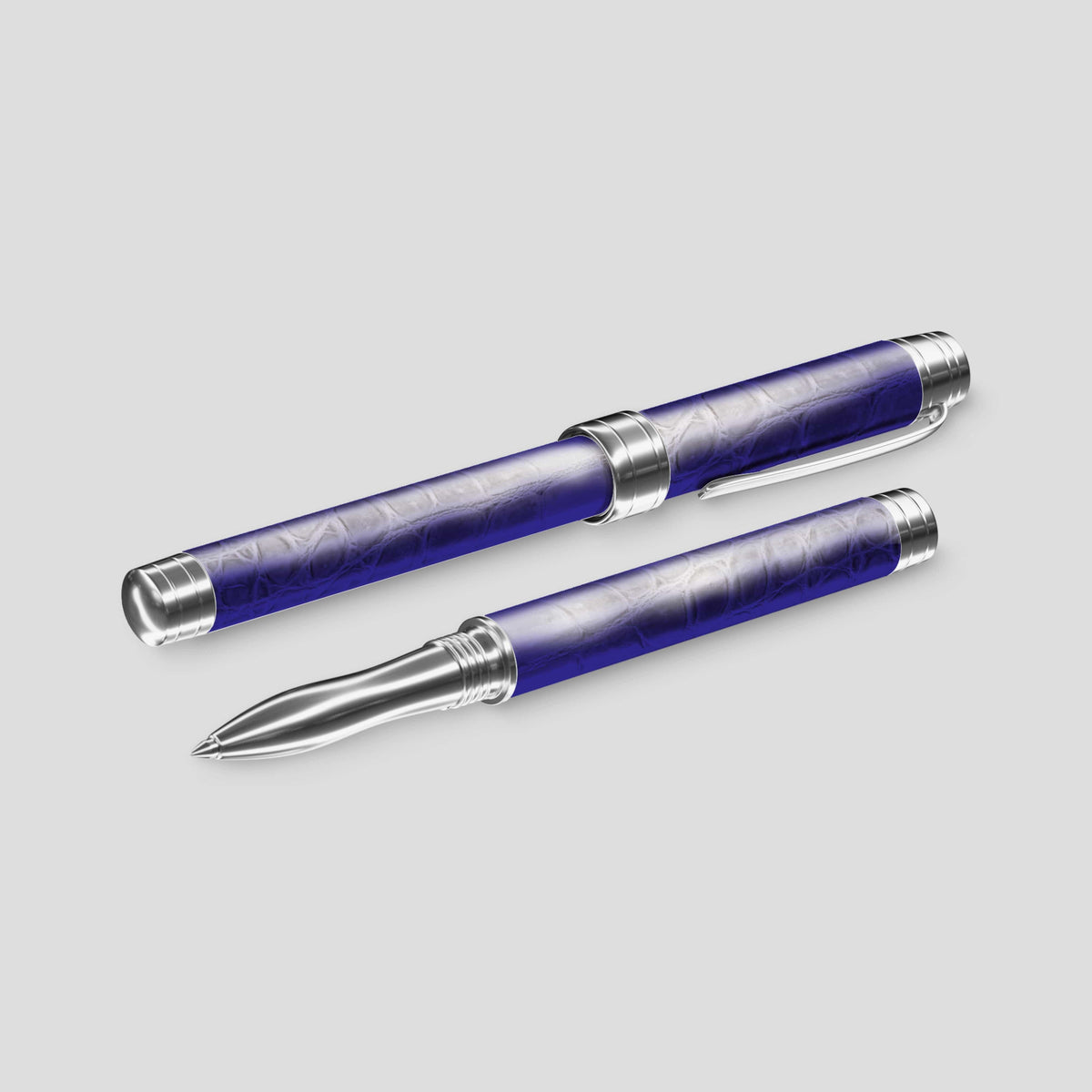Purple Rollerball Pen Himalayan Crocodile -1 | Purple
